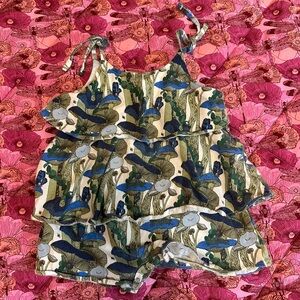 Kate Quinn mushrooms romper